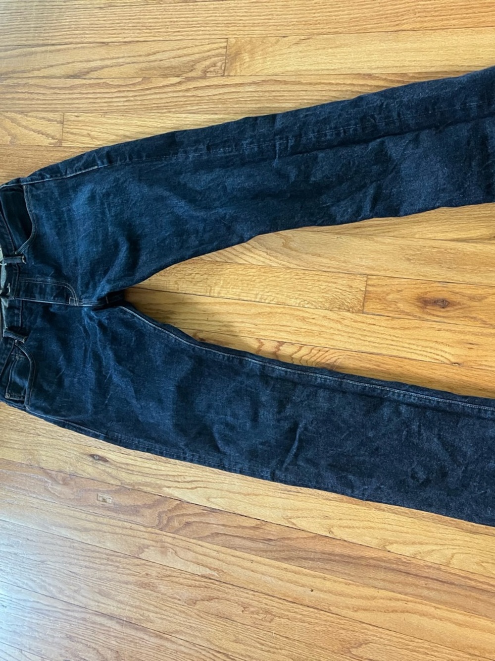 Rogue Territory Slim Straight Jeans in Black Denim